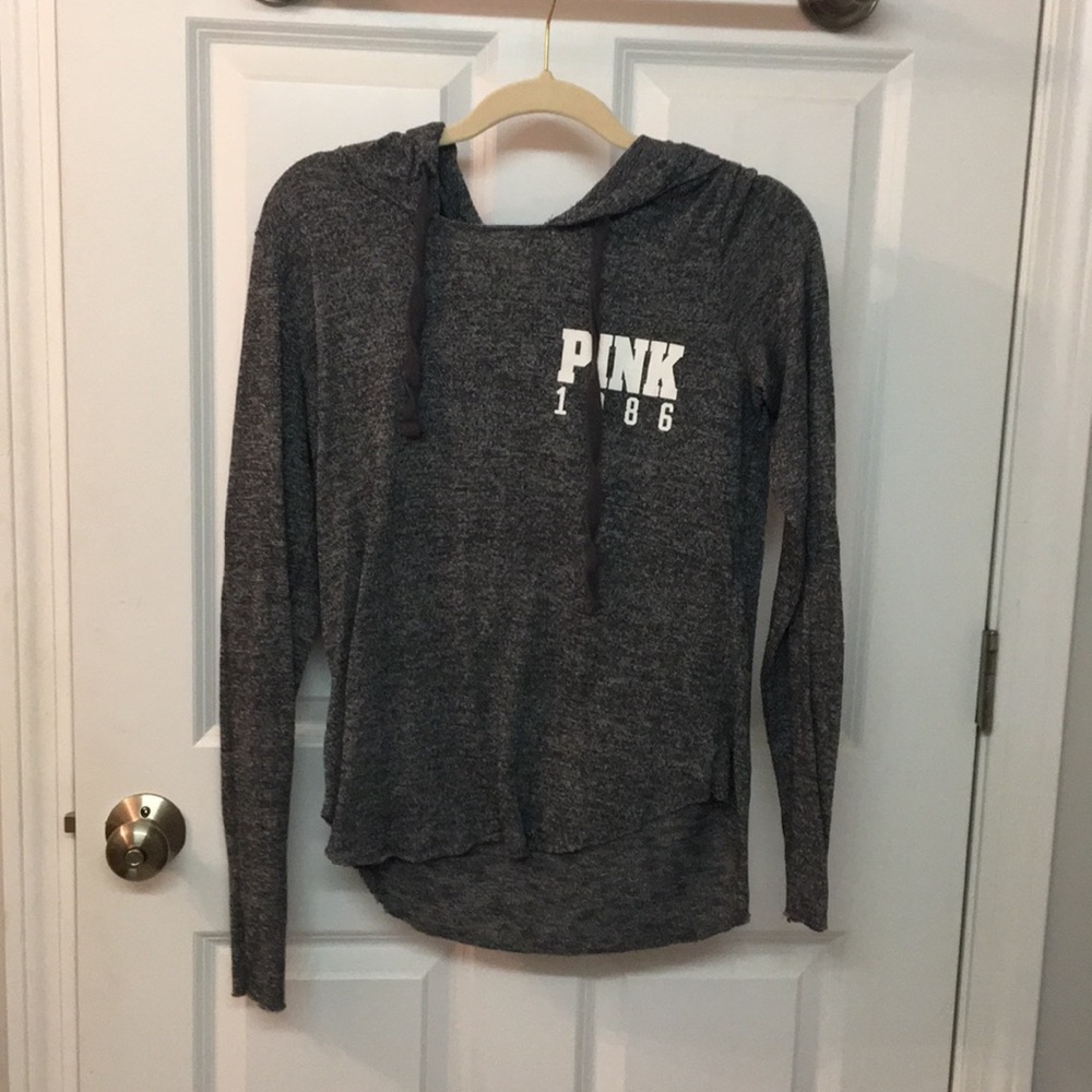 Grey pink sweatshirt